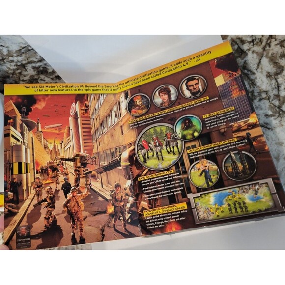 Sid Meiers Civilization IV Beyond the Sword - PC Video Game TESTED - Picture 2 of 6